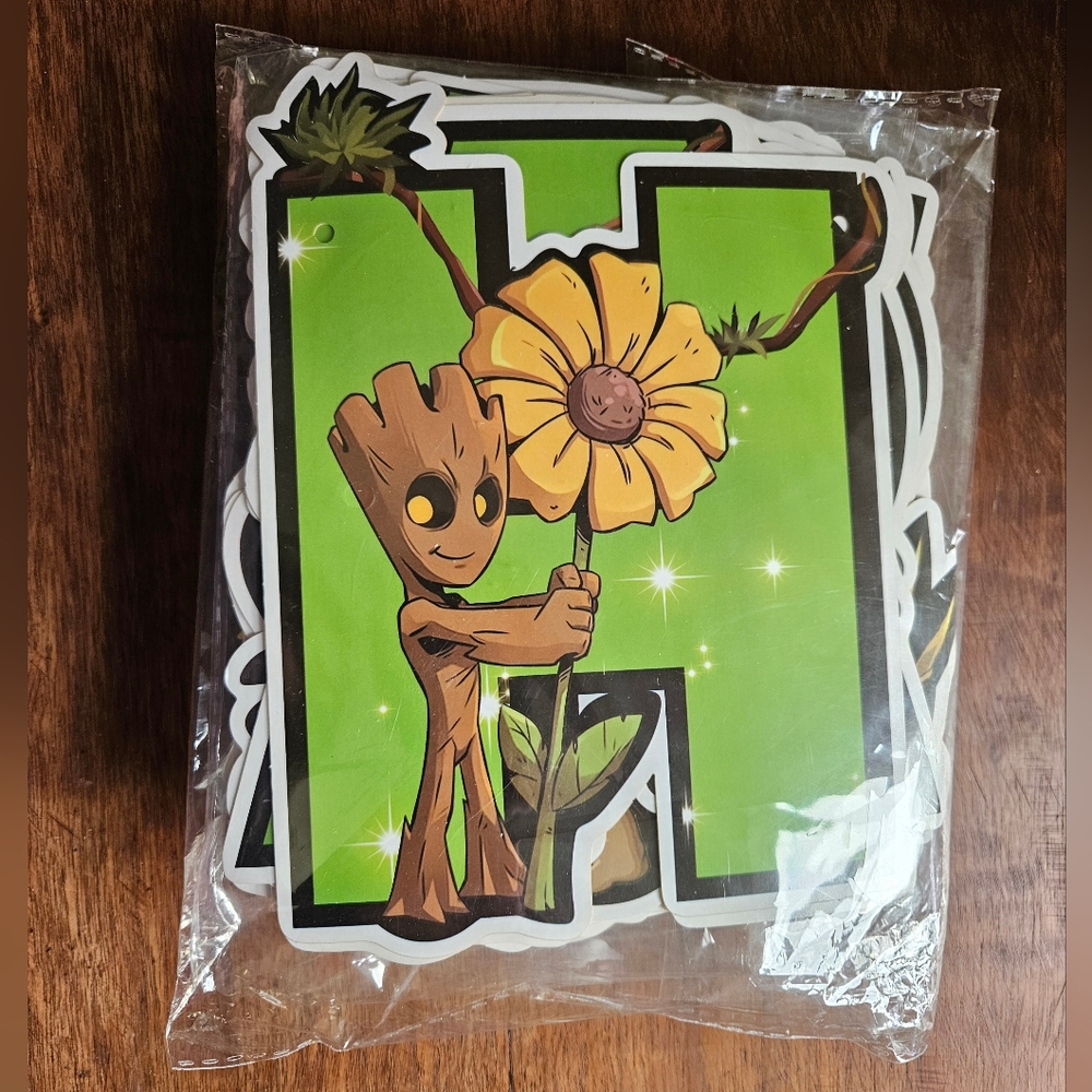 NWOT Groot birthday decorations. - Picture 3 of 3